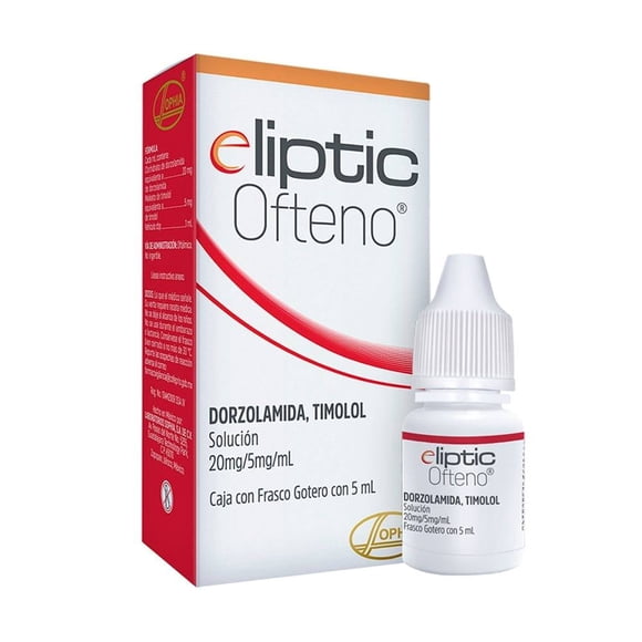 Eliptic Ofteno 20 mg/ 5mg/ml solución 5 ml