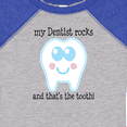 thumbnail image 4 of Inktastic Dentist Rocks Tooth Boys or Girls Baby Bodysuit, 4 of 5