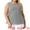 Gray, variant on DARING DIVA Women's Plus Tank Tops Basic Soft Casual Outfits 1X Brown