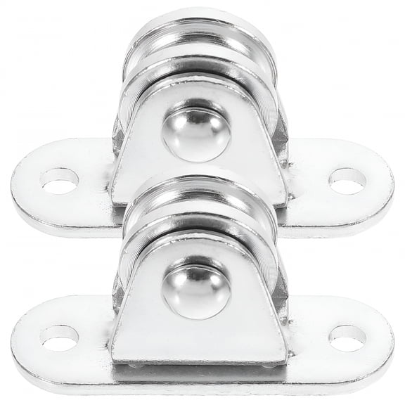 TALENO 2pcs Single Pulley Blocks Small Pulley Smooth Wheels Rope Pulley Wall Mount Pulleys