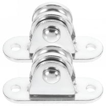 TALENO 2pcs Single Pulley Blocks Small Pulley Smooth Wheels Rope Pulley Wall Mount Pulleys