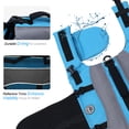thumbnail image 5 of VIVAGLORY Dog Life Jacket Vest for Swimming, with Front Float, Blue, XSmall, 5 of 6