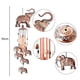 thumbnail image 3 of Campanas de Elefante para DecoracióN de Campanillas de Elefante, DecoracióN de JardíN, Campanillas de Viento de 4 Tubos de Aluminio con Gancho en Forma de S, Viento Conmemorativo, 3 of 5