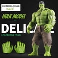 thumbnail image 3 of Figuras de acción de Marvel Hulk de 28/42cm, personajes de Anime, adornos de escritorio, muñeco grande de Hulk, modelo de colección para niños, juguetes, regalo para niños, 3 of 4