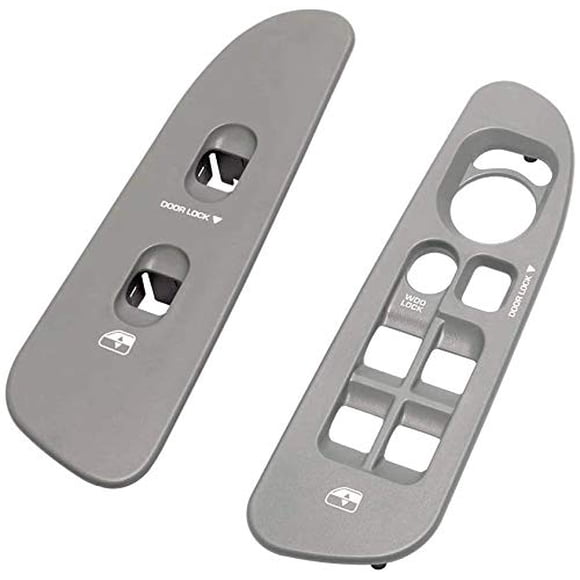 BASIKER Conducteur & Passager Gris Fenêtre Fenêtre Interrupteur Lunette Compatible avec Esquive 2002-2010 Bélier 1500 2500 3500 Siège avant Droit & Gauche