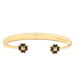 Kate Spade New York Women s Gold Plated Metal Ring It Up Pave Bangle Bracelet Gold Multi Walmart