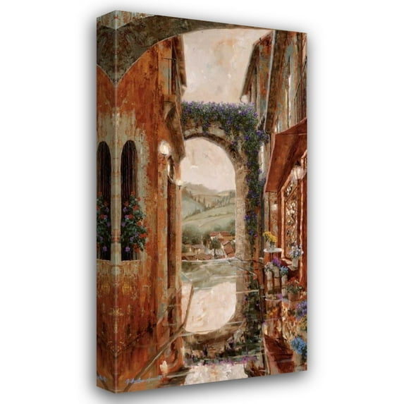 Gilles Archambault 24x44 Gallery Wrapped Canvas Wall Art Titled - Rainy Days of Summer