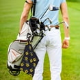 thumbnail image 5 of Easygdp Sunflowers Golf Towel 24x16in for Men and Women with Carabiner Clip for Easy Attachment, 5 of 8