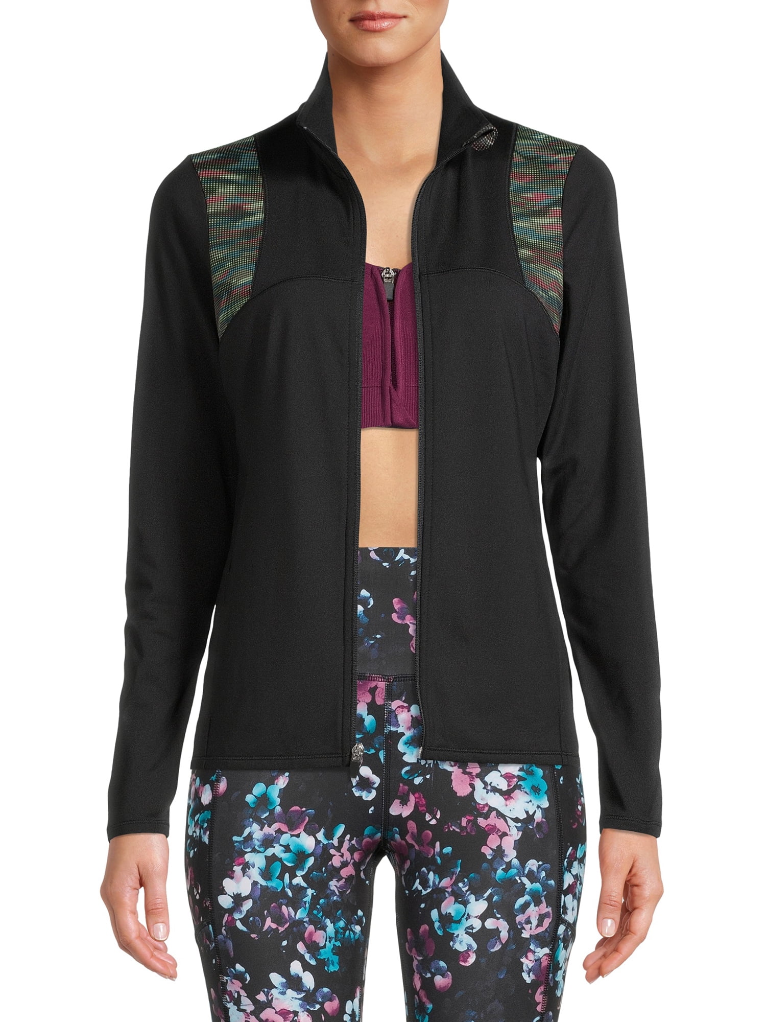 Avia Women’s Performance Zip-Up Reflective Jacket