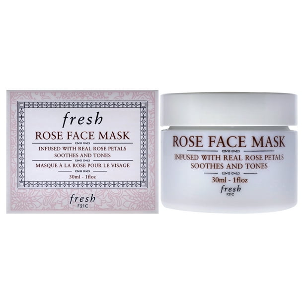 Mascarilla facial de rosas Fresh 1 oz