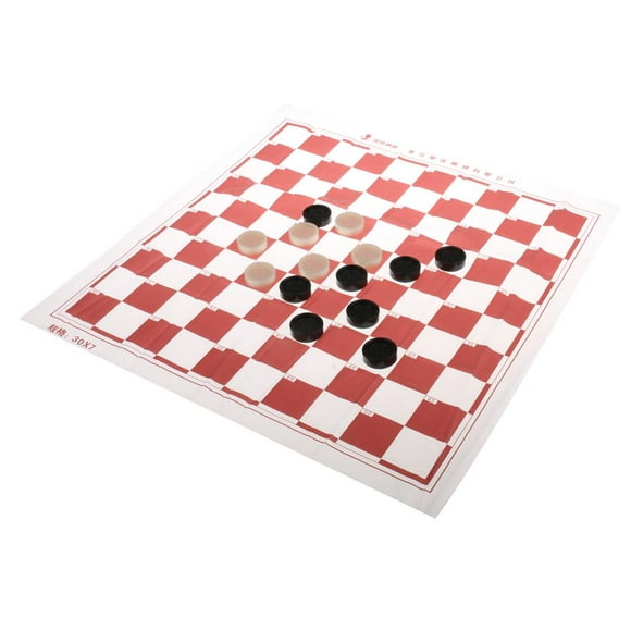 Portable International Checkers (Draughts) Set - Playing Field