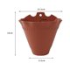thumbnail image 2 of FENGGUIQU Maceta Colgante Para Plantas En Resina Roja Con Drenante, 2 of 7