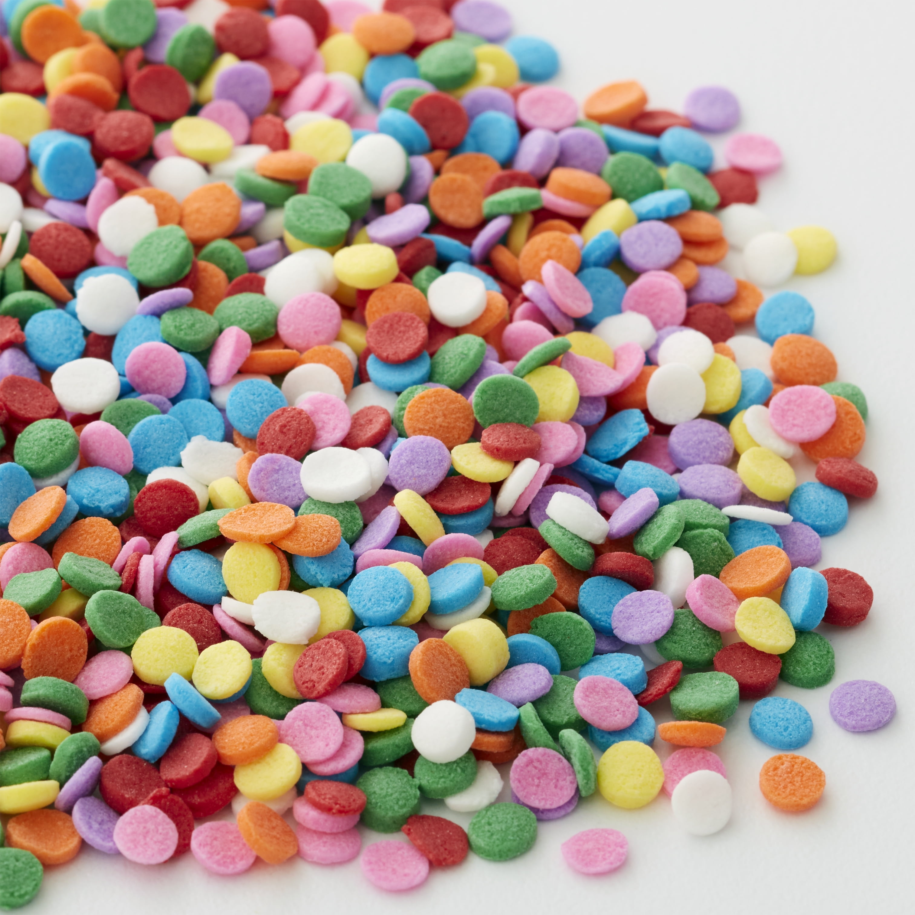 Wilton Bright and Colorful Rainbow Confetti Sprinkles, 2.04 oz.