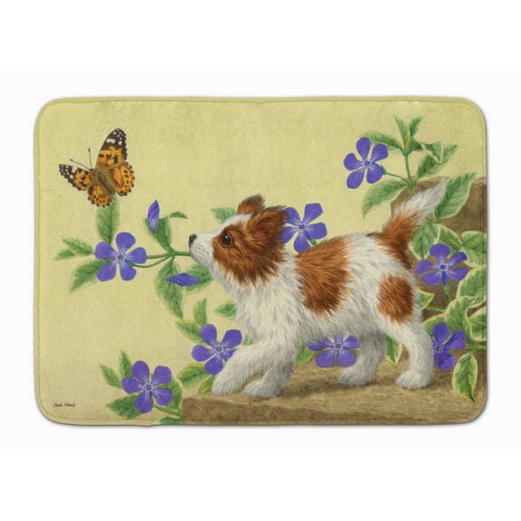 Papillon Pup Machine Washable Memory Foam Mat