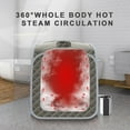 thumbnail image 3 of Patiojoy Portable Steam Sauna Spa Household Personal Sauna Tent with 9-Level Temperature &Timer Grey, 3 of 10