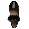 thumbnail image 6 of Kensie Girl Toddler Ballerina Flats, Black Patent, 5, 6 of 8