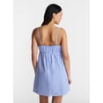 thumbnail image 3 of No Boundaries Poplin Mini Sundress, Women's XXS - XXL, 3 of 5