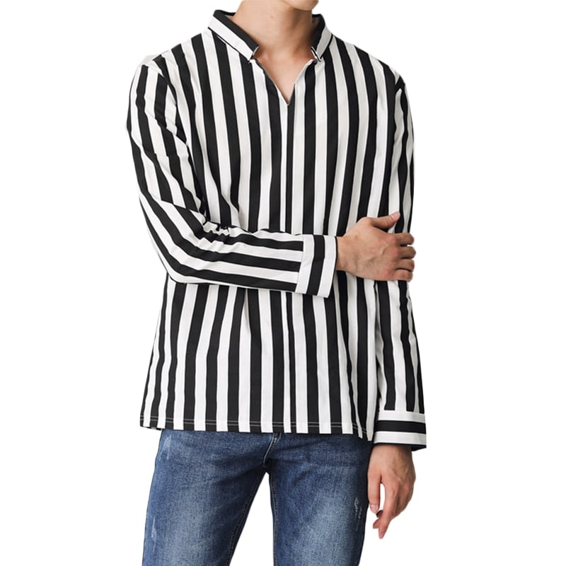 mens striped henley