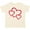 Natural, variant on Inktastic Three Red Hearts Boys or Girls Toddler T-Shirt