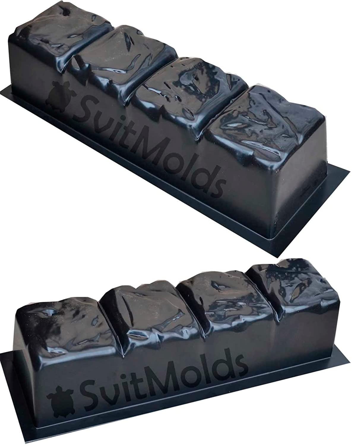 Concrete molds edge stone concrete edging border Sold set 4 pcs molds BR02+BR04 