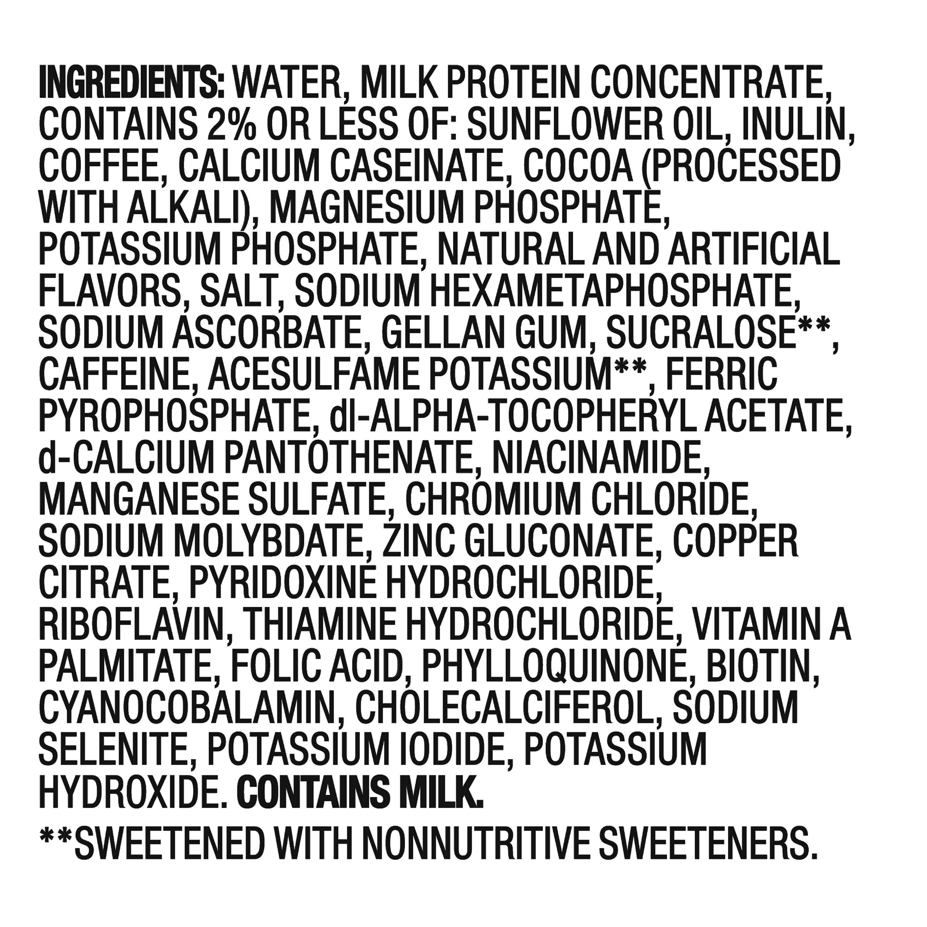 Equate Protein Shake, Cafe Latte, 11 fl oz, 4 Count