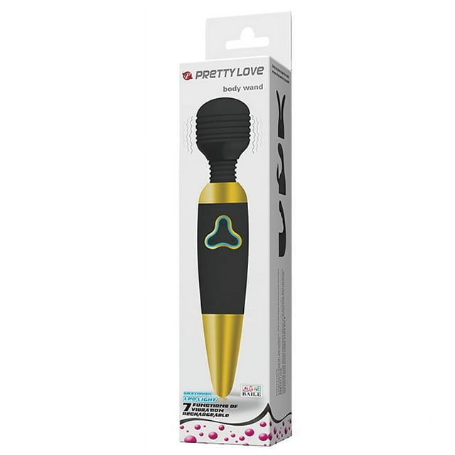 Pretty Love Body Wand, Personal Massage Wand, Gold