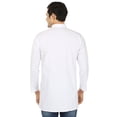 thumbnail image 3 of Kurta Courte en Coton pour Hommes Vêtements d'Inde (Blanc, TTTG), 3 of 6