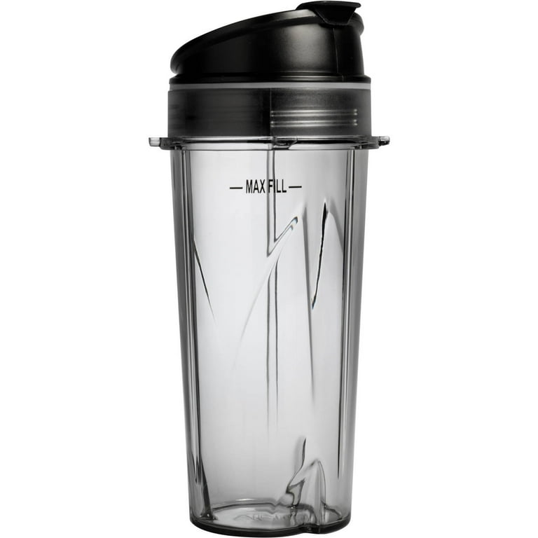Ninja Fit Personal Blender 700-Watts (4) 16-oz To-Go Cups & Spout Lids &  Recipe Book