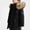 Black, variant on Girls Parka Winter Coat With Hood Girls Winter Warm Quilted Down Jacket Insulated Long Length Outerwear Beige Size 5T