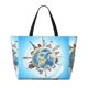 thumbnail image 2 of Easygdp World Travel Bolsa de Viaje de Playa de Gran Capacidad, Bolsa Tote Perfecta para la Playa, Escapadas de Fin de Semana y Viajes, 2 of 7