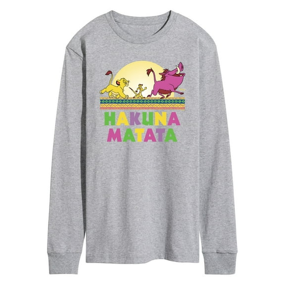 Disney - The Lion King - Hakuna Matata Scene - Men's Long Sleeve T-Shirt