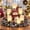 E9-Snowman, variant on Christmas Lighted Centerpiece With Flameless Candle Glow Christmas Candle Candle Centerpieces For Tables Christmas Decor Lighted Centerpiece For Dining Room Mantel Fireplace Xmas Gift,Gnome
