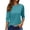 Mint Green0717*3/4 sleeve tshirts, variant on Womens Oversized 3/4 Length Sleeve Tops Trendy Crew Neck Loose Fit T Shirts Ladies Causal Early Fall Going out Tee Mint Green0717*3/4 sleeve tshirts S