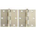 thumbnail image 2 of Deltana S35U15-R Charnière Carrée 3,5 x 3,5 Po - Nickel Satiné - Acier - Pack de 2, 2 of 3