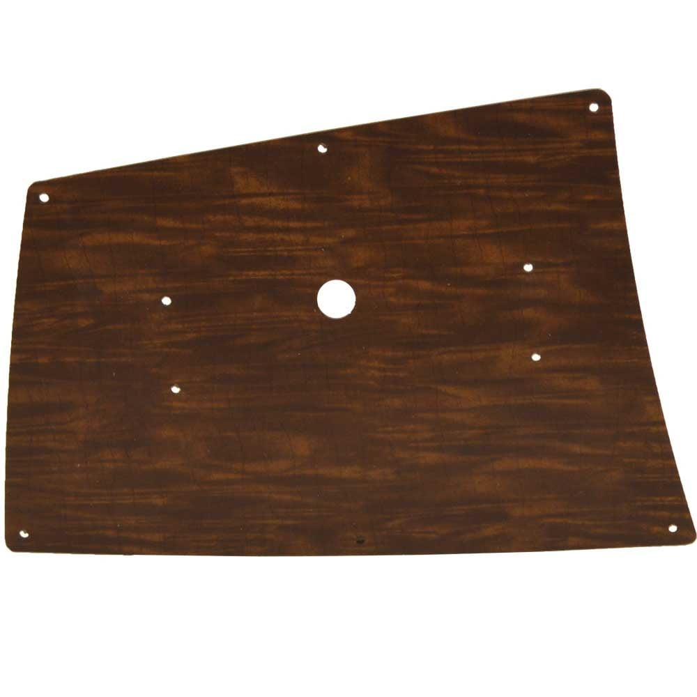 Boat Blank Dash Panel 9 x 6 Inch Plastic Woodgrain