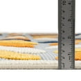 thumbnail image 5 of Unique Loom Aruba Outdoor Collection Area Rug - Oranjestad (2' x 10' Runner Gray/Ivory), 5 of 7