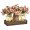 Pink, variant on KitchenKey 3 Pcs Mason Jar Centerpiece Table Decorations for Dining Farmhouse Coffee Table Decor with Wood Tray and Led Light Table Centerpieces for Dining room Kitchen Living Bathroom,Green