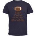 thumbnail image 1 of First Big Game Football New England Blue Adult T-Shirt, 1 of 1