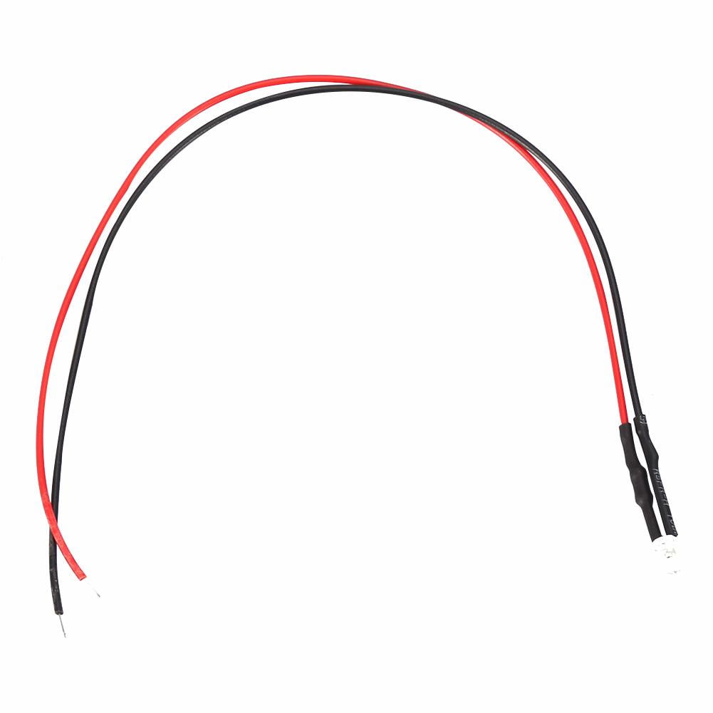 Tebru LED light Wire Solder, LED Lightemitting Diode Wired, 10pcs 12v