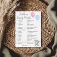 thumbnail image 5 of GENDER REVEAL Party Game — CARTOON PARENT MATCH Game — Pack of 25 — Elephant Pink or Blue Baby Shower Game, Match Famous Cartoon Parents Co-ed Fun Shower Activity, Star Kids Match Game G510-DPM, 5 of 9