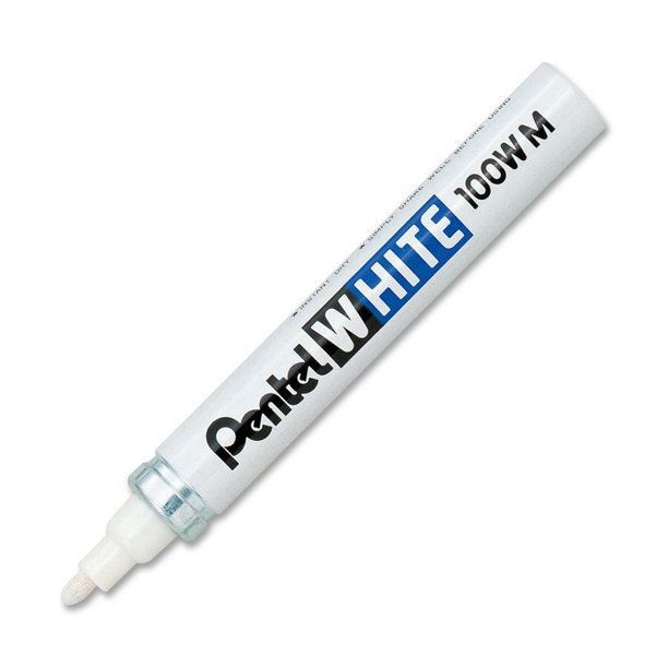 Pentel Felt Tip White Marker