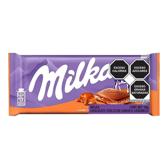 Chocolate con leche Milka caramel 100 g