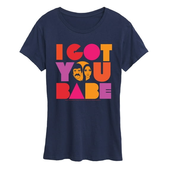 Sonny and Cher - I Got You Babe - Women's Short Sleeve Graphic T-Shirt