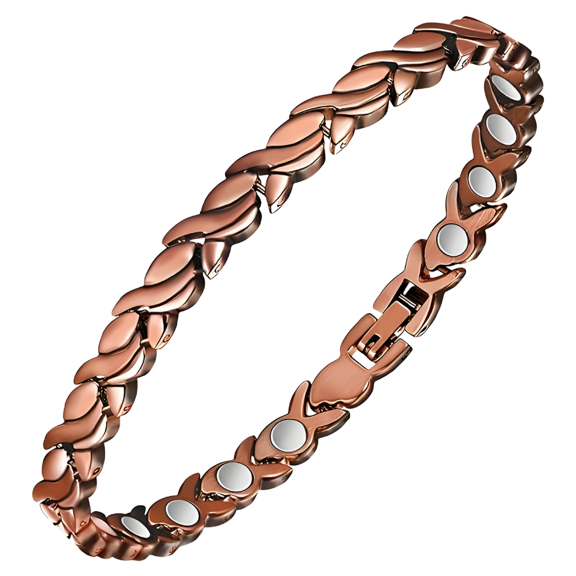 DESIGNICE 2026 New Ankle Bracelet Pure Copper Health Anklet Stainless Steel Bracelets for Women Vintage Jewelry,For Daily Wear,Party,Beach,Ankle Bracelet Bronze