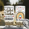 thumbnail image 3 of Teacher Tumbler Personalized Gifts For Teachers The Influence Of A Good Teacher Stainless Steel Tumblers Coffee Travel Mug Cup 20oz Birthday Christmas Appreciation Gift, 3 of 6