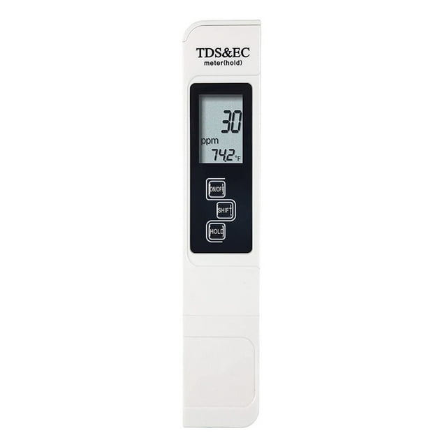 High Accuracy TDS Meter Digital Water Tester Digital 0-14 PH Meter Tester 0-9990ppm TDS&EC LCD Water Purity PPM Aquarium Filter
