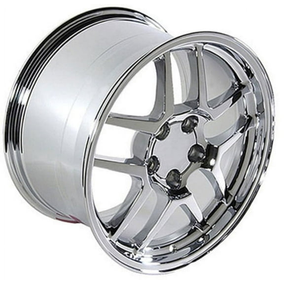 17 inch Rim fits 97-04 Chevrolet Corvette C5 Z06 Chrome Wheel Direct Fit