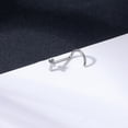 thumbnail image 2 of ZS 20G 3Pcs CZ Nose Studs Piercing Corkscrew Nose Rings Heart Infinity Cross Nostril Piercing, 2 of 6