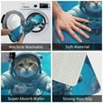 thumbnail image 2 of Cute Cat Astronaut Diving Rugs Washable Cover Floor Rug Carpets Home Decorations for Bathroom Kitchen Bedroom Indoor 31.5x20 inch, 2 of 6