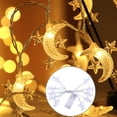 thumbnail image 2 of DYstyle Star Moon String Lights Battery Powered Fairy Lights Eid Muslim Islam Festival Decorative String Lights, 2 of 2